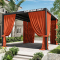 Gazebo Privacy Curtain 12ft x 14ft 4-Panel Sidewalls - Waterproof