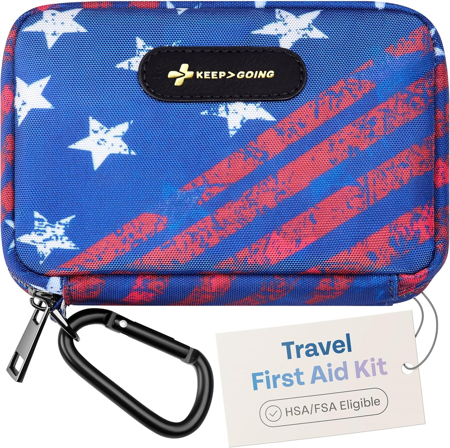 KeepGoing Travel First Aid Kit for Home, Car, and Hiking