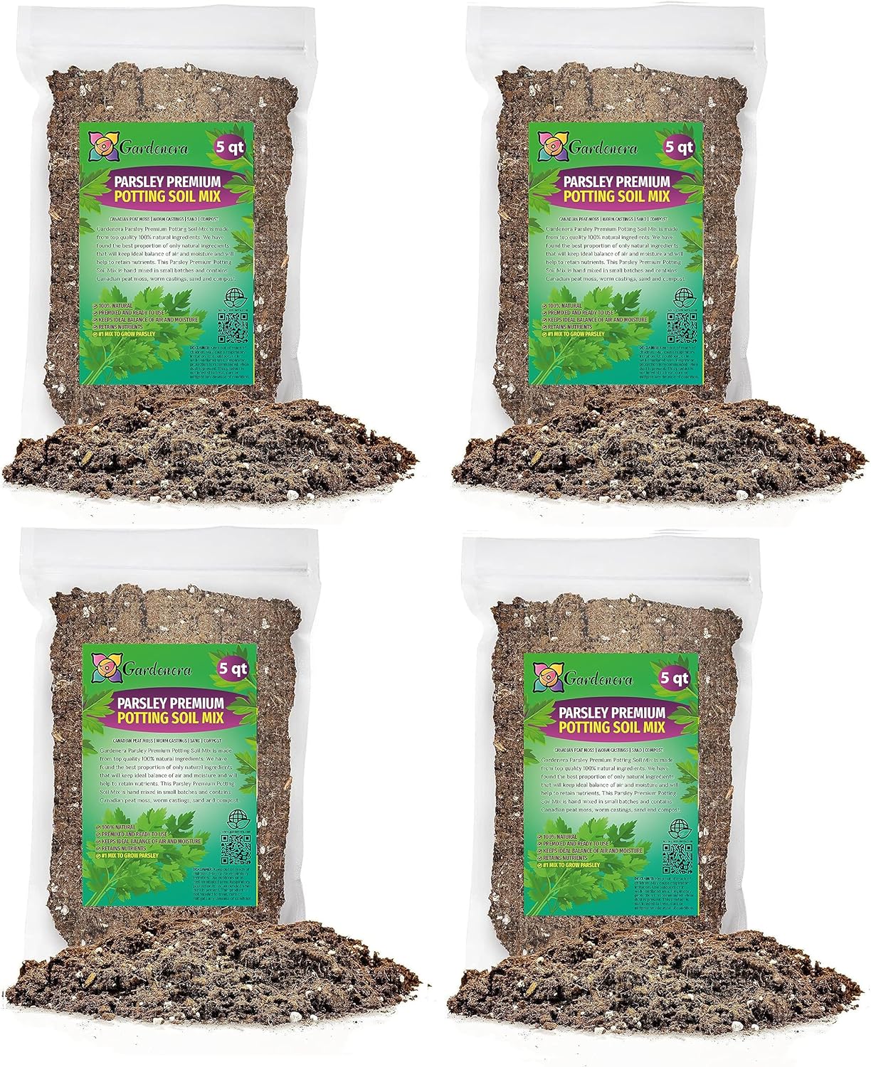 GARDENERA Parsley Plant Potting Soil for Flavorful Growth