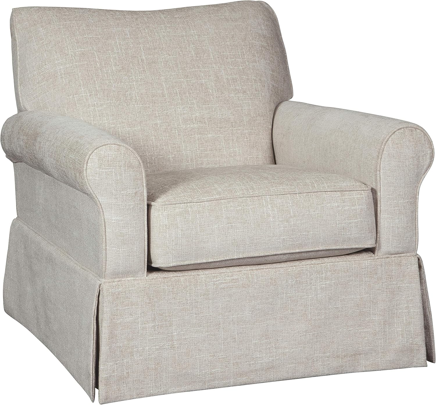 Swivel and Glide in Style with Ashley's Gray Accent Chair