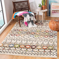 SAFAVIEH Amsterdam Area Rug 5ft 1in Square - Moroccan Boho Accent