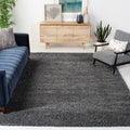 SAFAVIEH California Shag Area Rug 9ft 6in x 13ft - Plush Dark Grey