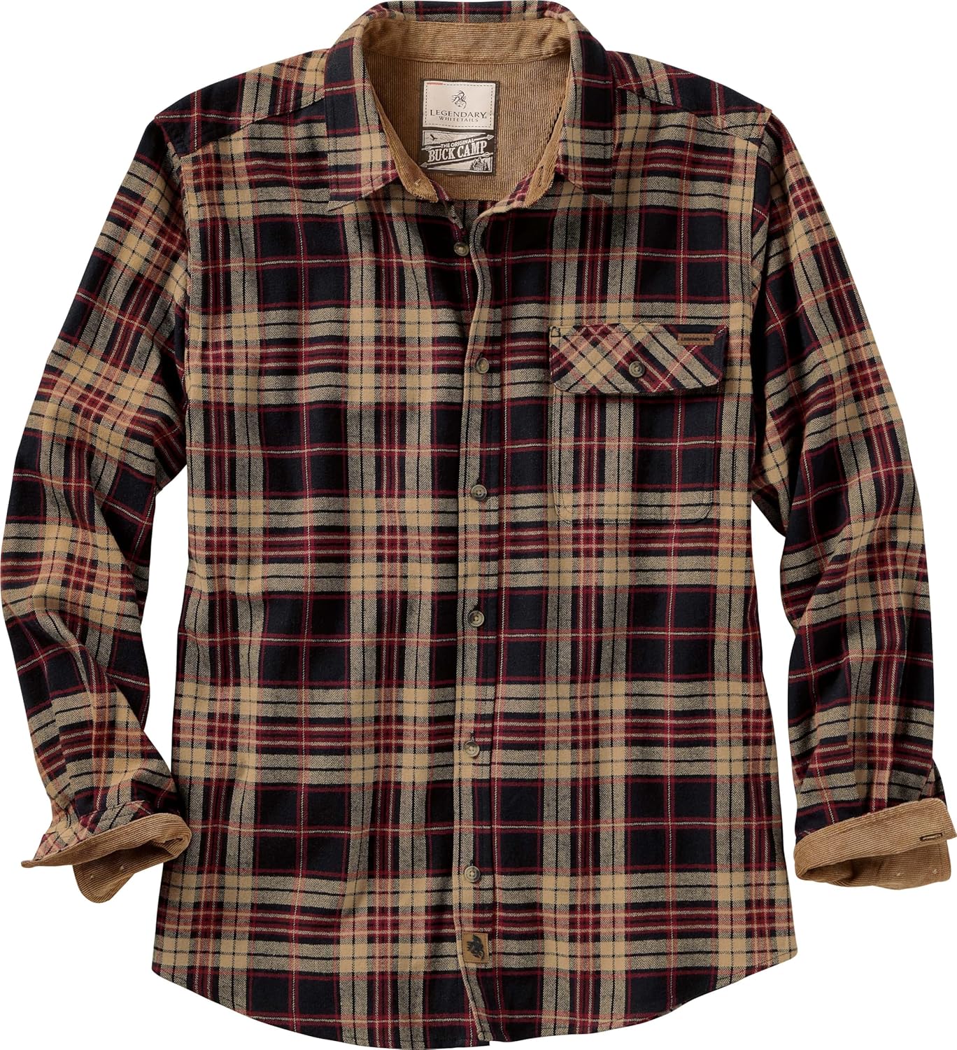Legendary Whitetails Men's Flannel Shirt for Comfort and Style