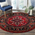 SAFAVIEH Vintage Hamadan 6ft7ft Round Area Rug - Durable, Stain