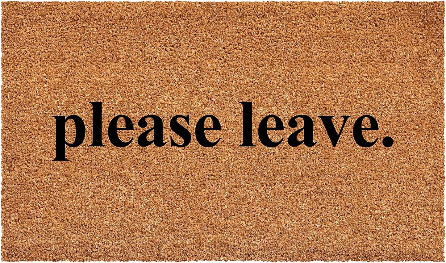 Calloway Mills Please Leave Doormat - Durable All-Season Design