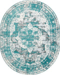 Sofia Collection Area Rug - Salle Garnier Oval 7 ft 10 in x 10 ft