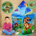 W&O Dino Paradise Play Tent with Roar Button - Epic Pop Up Tent