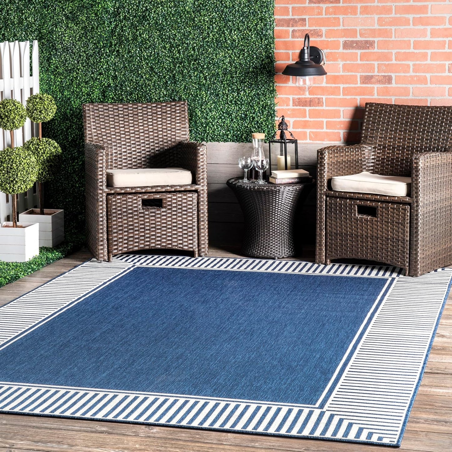 nuLOOM 2ft x 3ft Outdoor Area Rug - Stylish and Durable Design