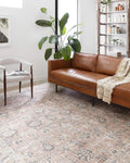 Skye Collection SKY-01 Blush/Grey 2ft-6ft x 7ft-6ft Runner Rug