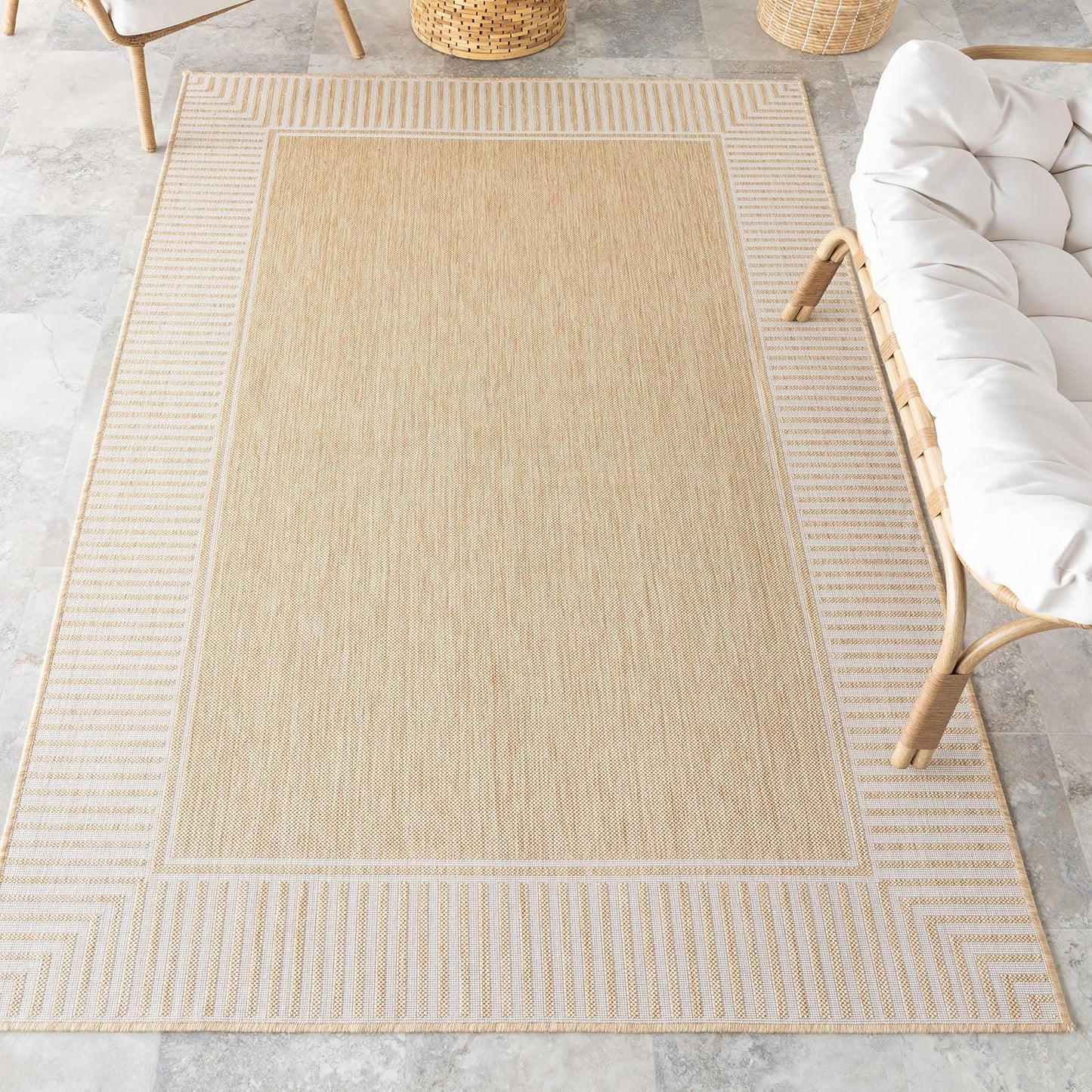 nuLOOM 4x6 Outdoor/Indoor Asha Area Rug for Stylish Spaces