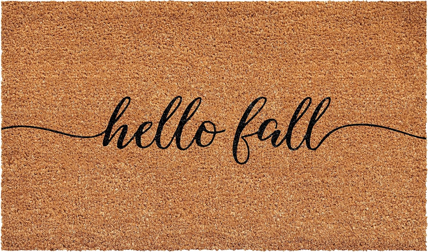 Calloway Mills Hello Fall Doormat for All-Season Use