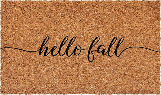 Calloway Mills Hello Fall Doormat for All-Season Use