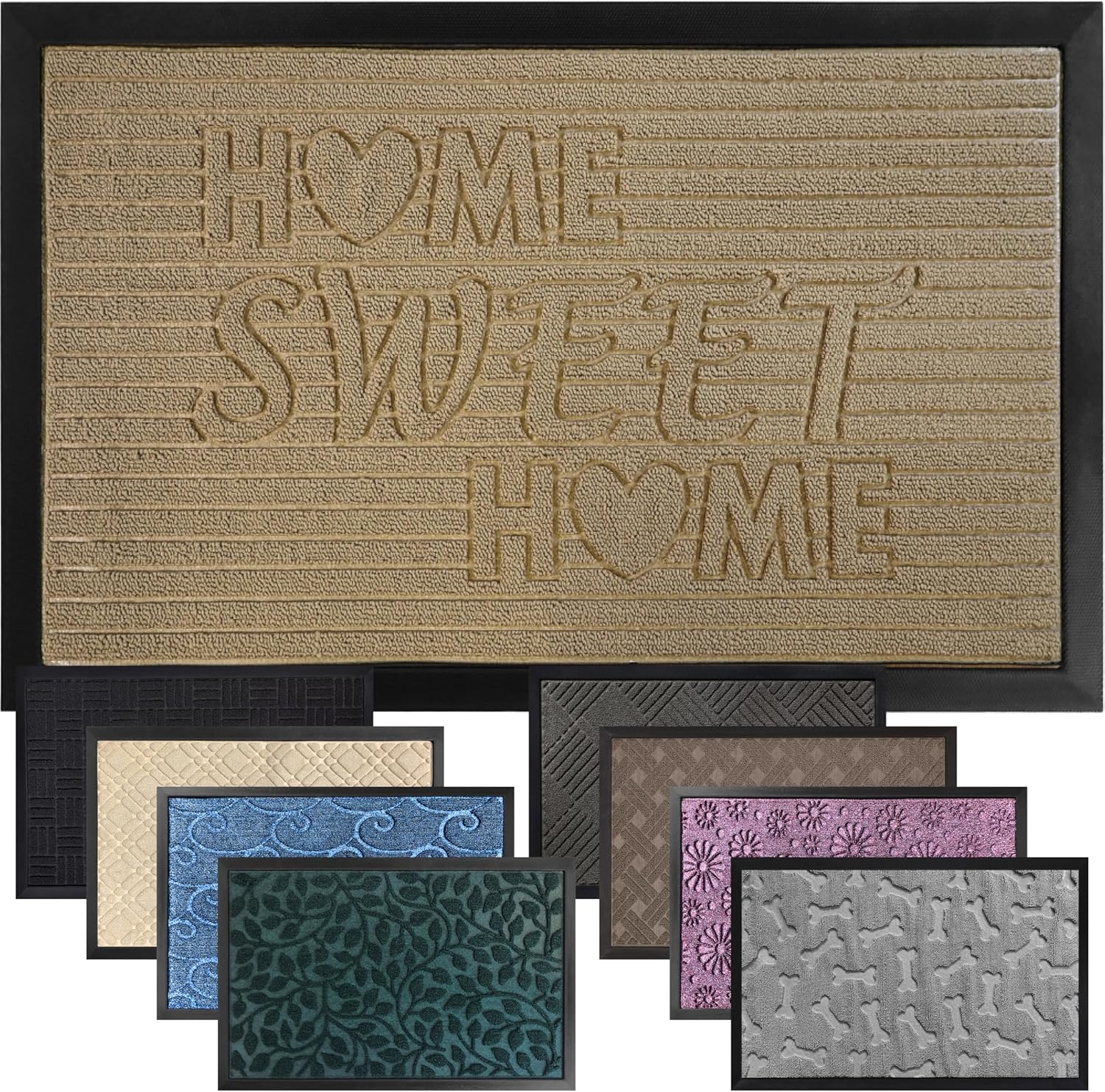 GORILLA GRIP Waterproof All-Season WeatherMax Doormat 35x23