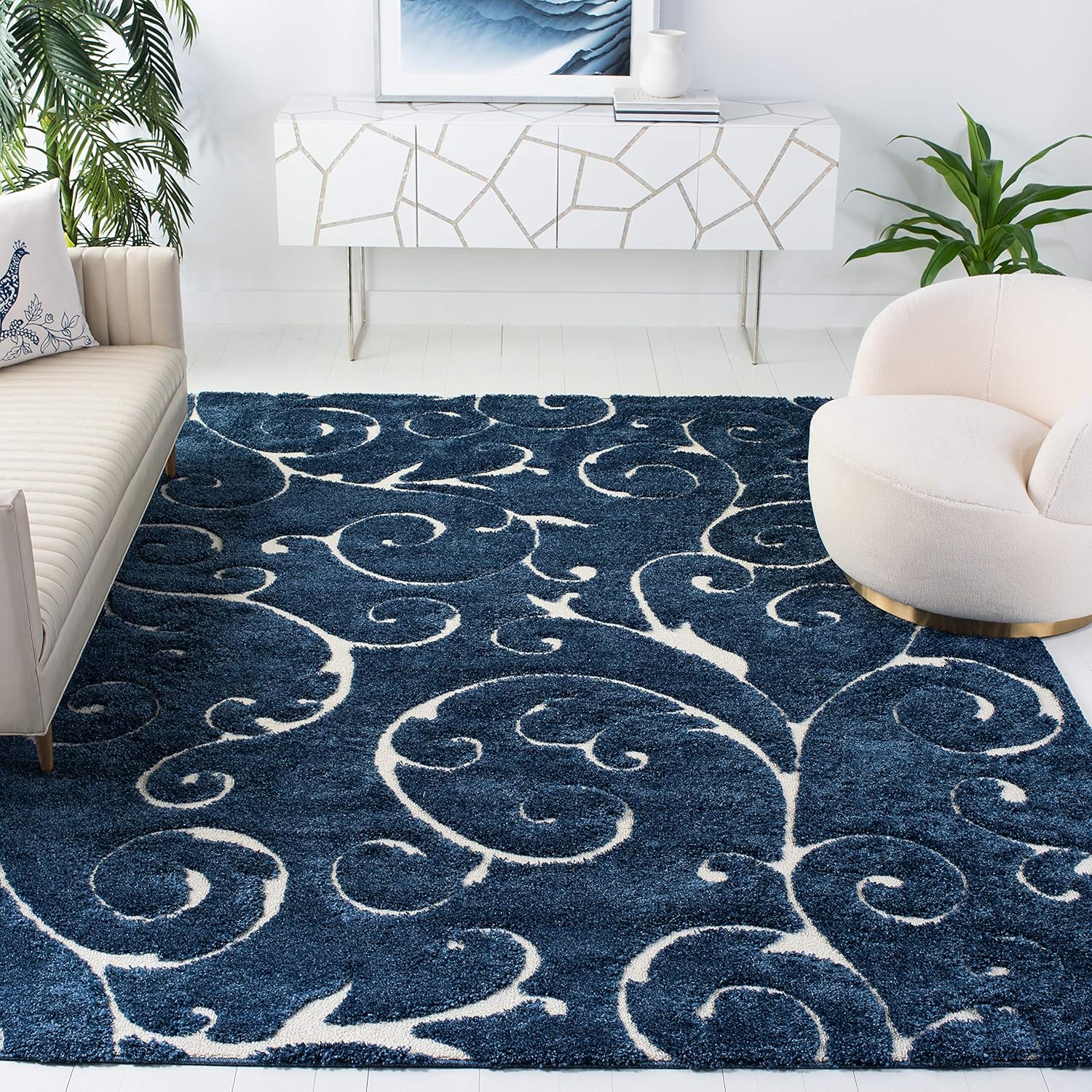 SAFAVIEH Florida Shag Collection Area Rug - Cozy & Stylish Design