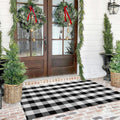 KILOCOCO 4x6 Buffalo Plaid Checkered Rug for Indoor Outdoor Use