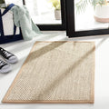 Natural Fiber Sisal Area Rug 2ft 6in x 4ft - Neutral Marble & Linen