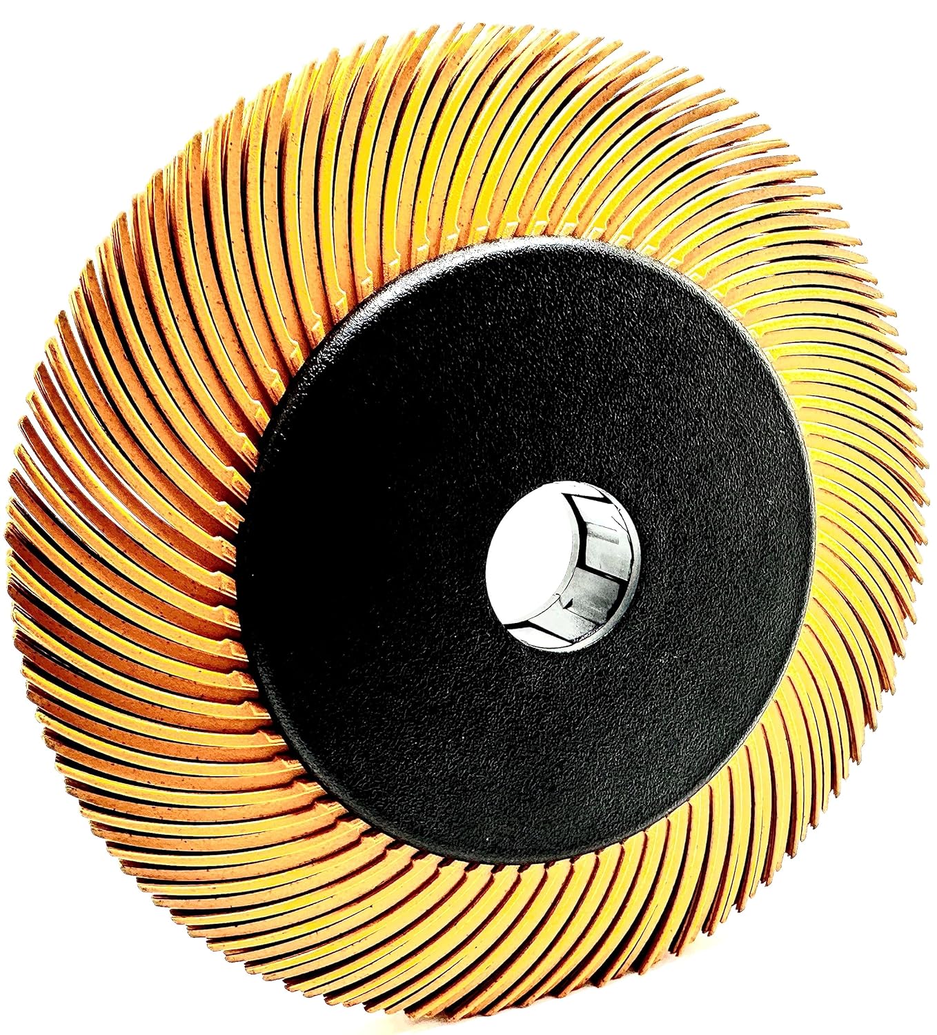 Radial Bristle Brush 6 in 80 Grit for Effective Surface Finishing