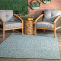 nuLOOM 2 ft x 8 ft Solid Hand Braided Indoor/Outdoor Runner - Durable
