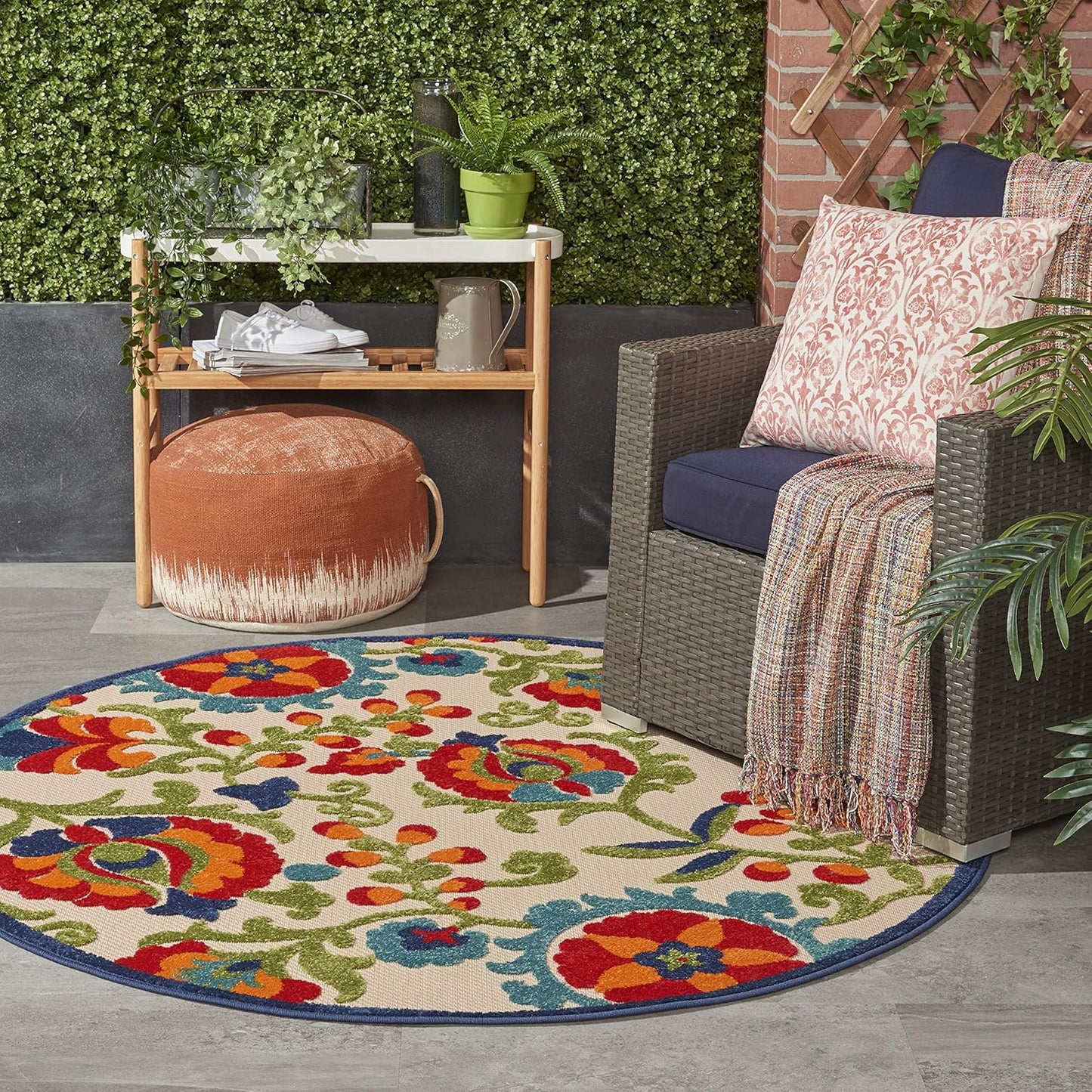 Nourison Home Aloha Contemporary Floral Area Rug for Any Space