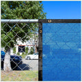 ColourTree 7 ft x 26 ft Blue Shade Cloth with Grommets - 90% Sunblock