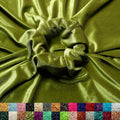 Stretch Velvet Fabric 60in Light Olive Green by the Yard - Soft 3