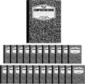 Three Leaf Composition Notebook 100 Sheets College Ruled - Pack of 24