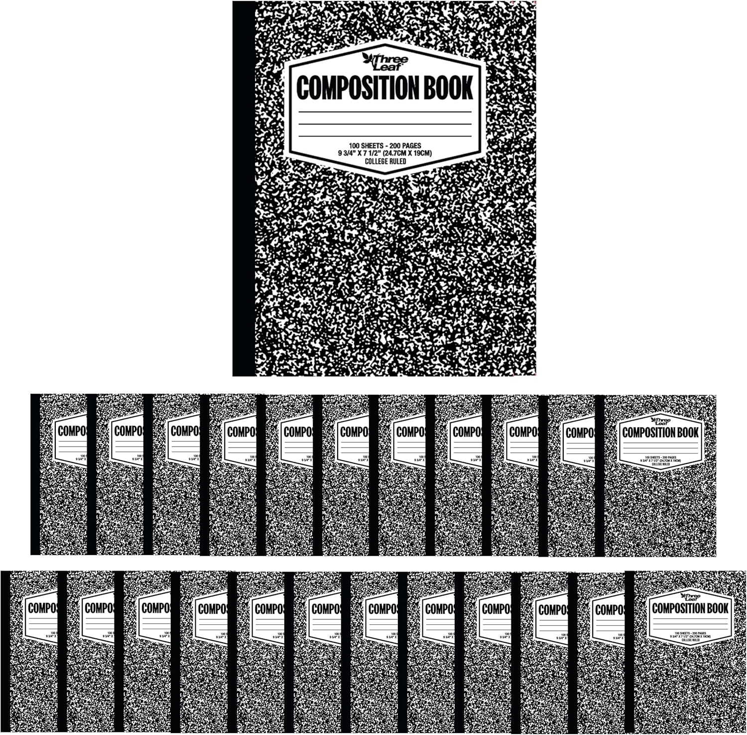 College Ruled Composition Notebooks - Pack of 24, Ideal for Students!