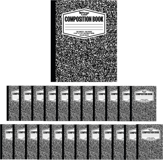 College Ruled Composition Notebooks - Pack of 24, Ideal for Students!