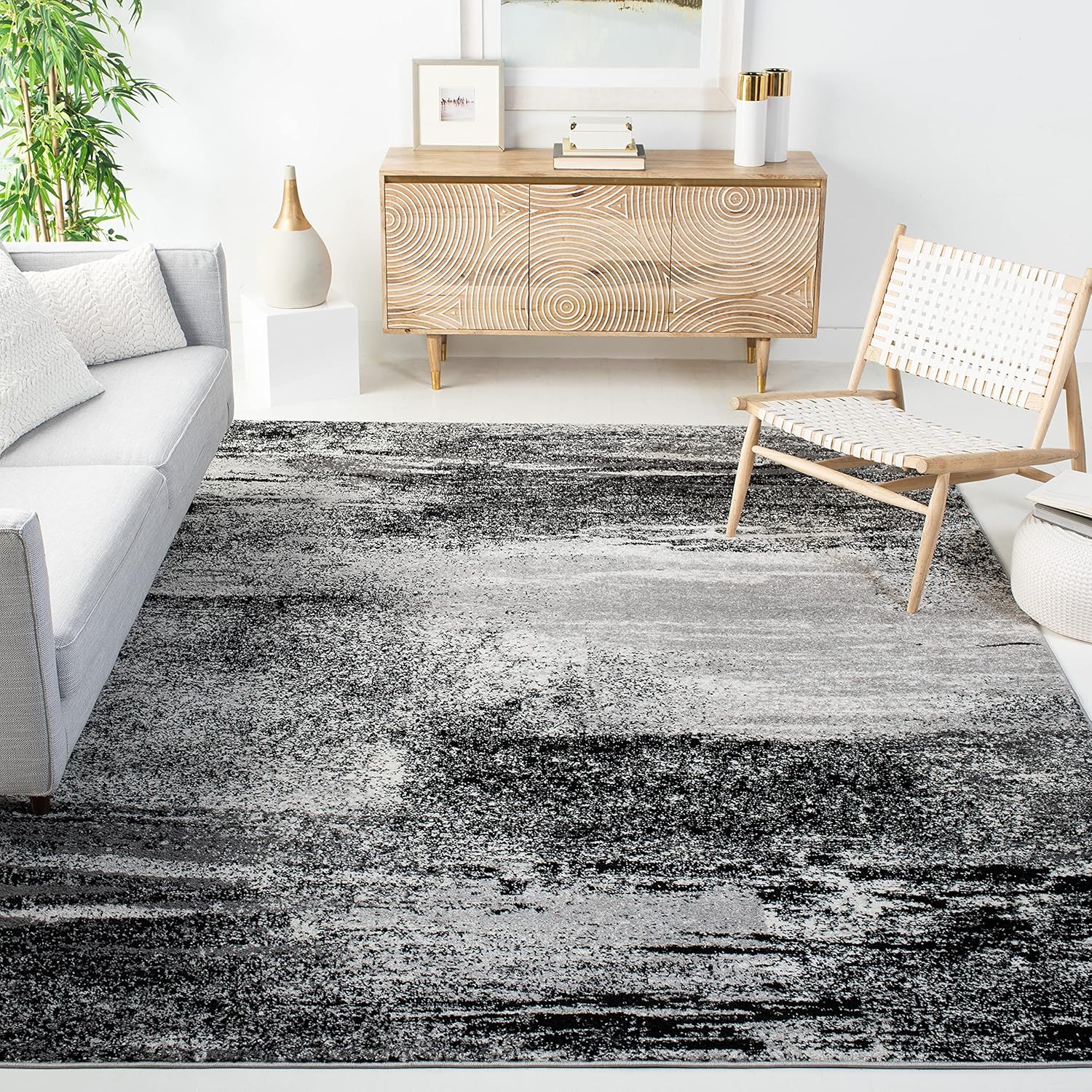SAFAVIEH Adirondack Collection Area Rug - Modern Abstract Design