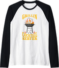 BBQ Server Raglan Tee - COCKTAIL SERVER Gifts