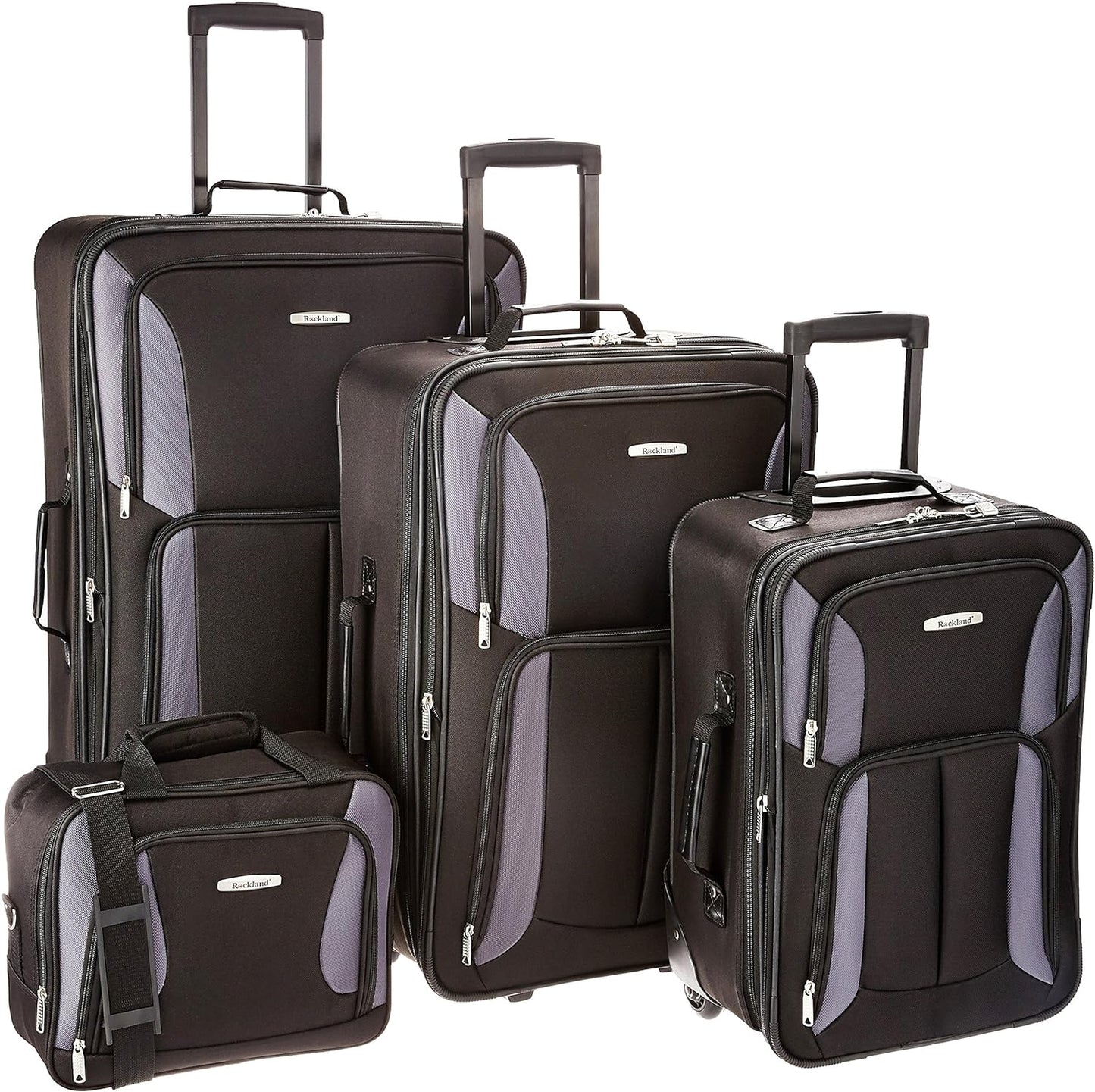 Rockland Journey Softside Luggage Set: Expandable 4-Piece Set