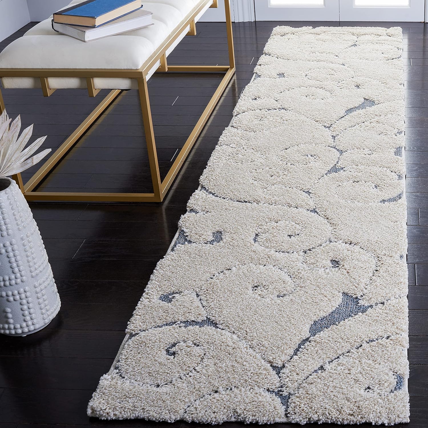SAFAVIEH Florida Shag Runner Rug - Non-Shedding & Easy Care