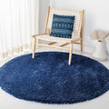 SAFAVIEH Milan Shag Area Rug 5ft 1in Round - Plush, Non-Shedding