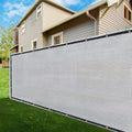 ShadeMart 5 ft x 61 ft Fence Privacy Screen Grey - Heavy Duty 170 GSM