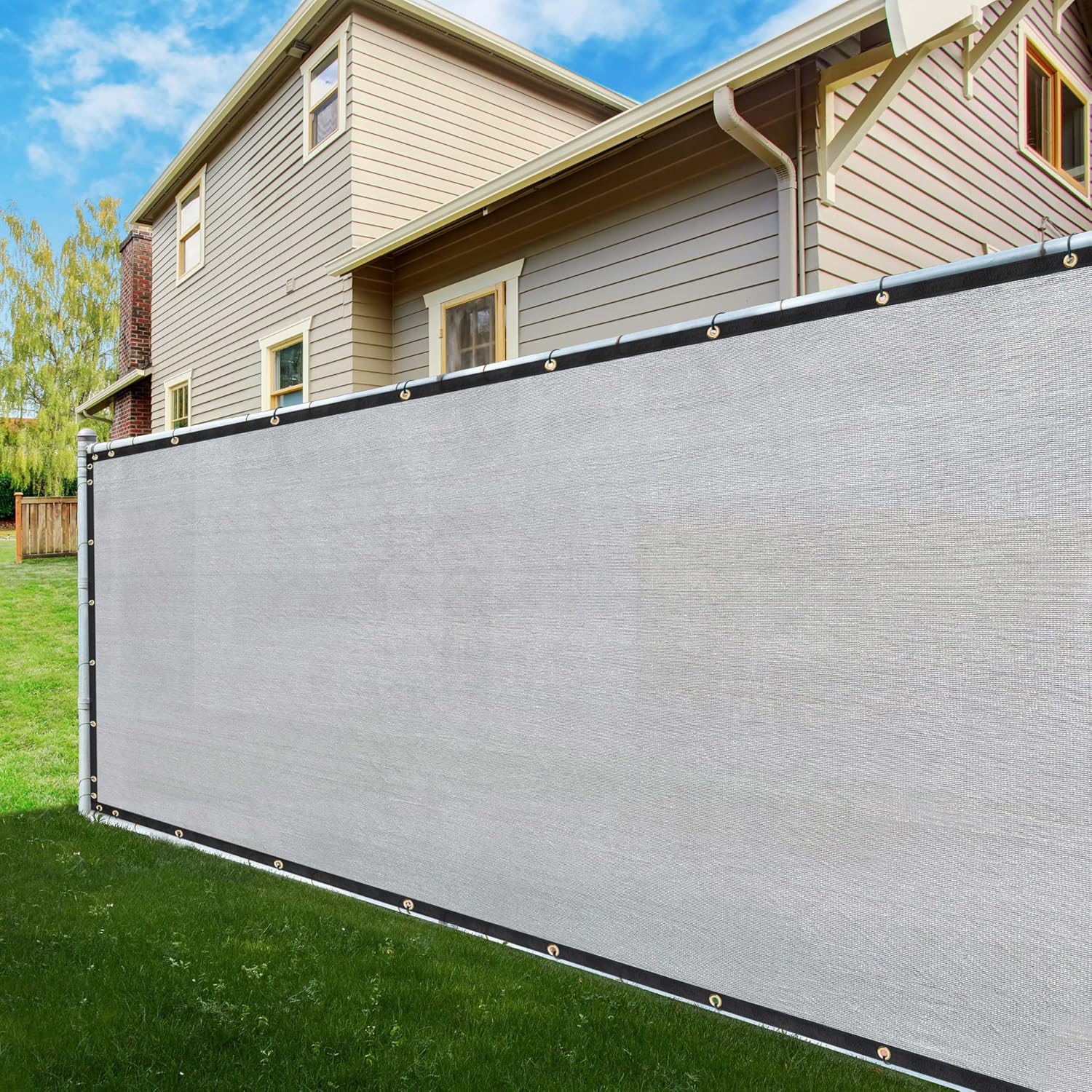 ShadeMart 5ft x 61ft Heavy Duty Privacy Screen for Outdoor Use