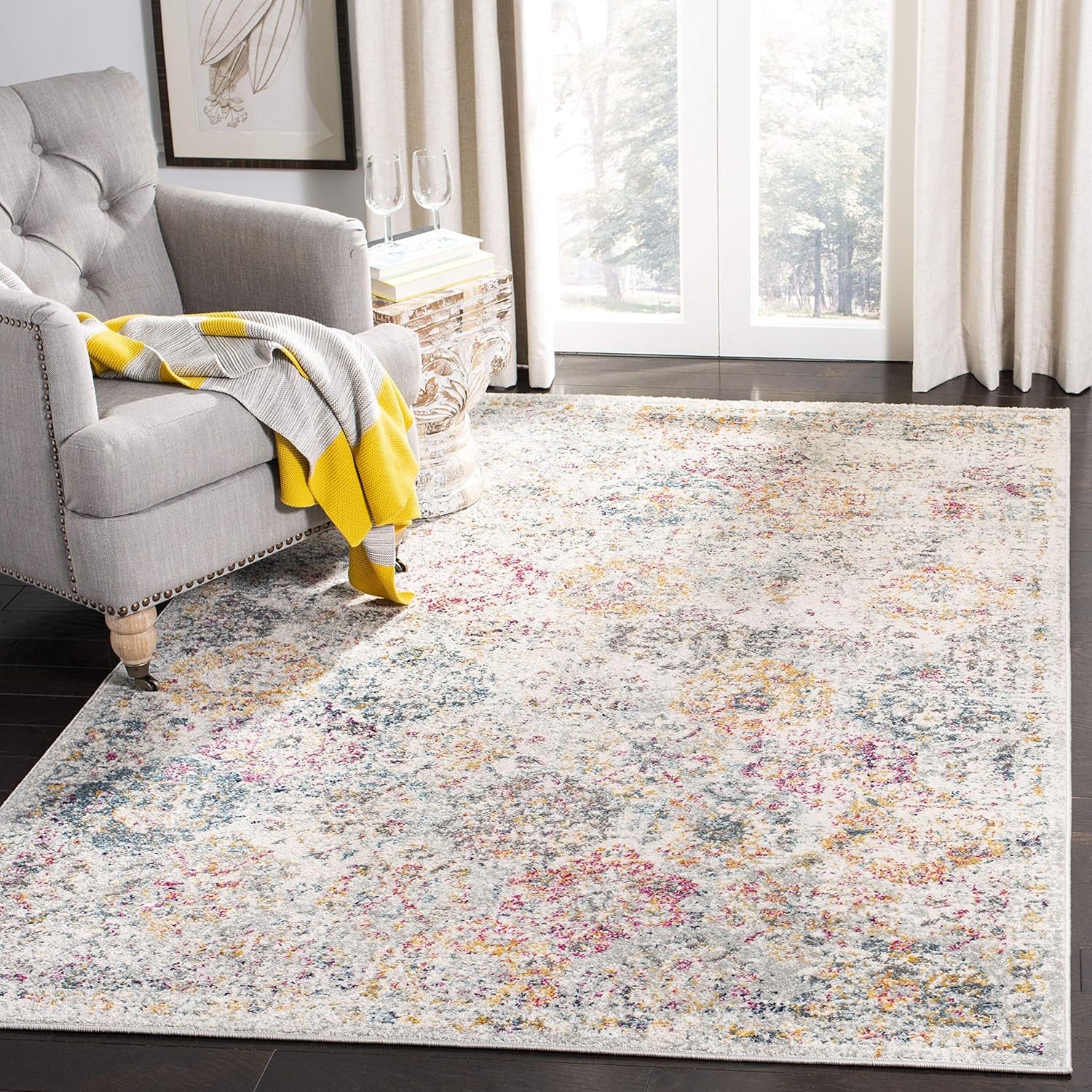 SAFAVIEH Madison Collection Area Rug - Boho Chic Design