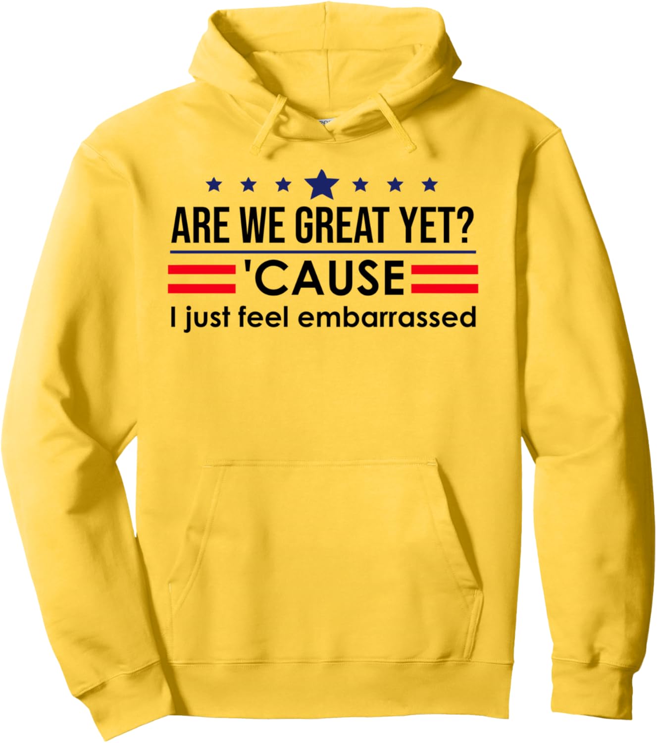 Embarrassed Anti Trump Hoodie - Make America Great Shirt