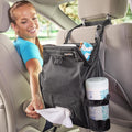 High Road Car Back Seat Trash Bag with Tissue Holder - Compact 2 Gal