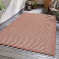 Adiva Rugs Outdoor Indoor Area Rug 8 ft x 10 ft - Weather Resistant