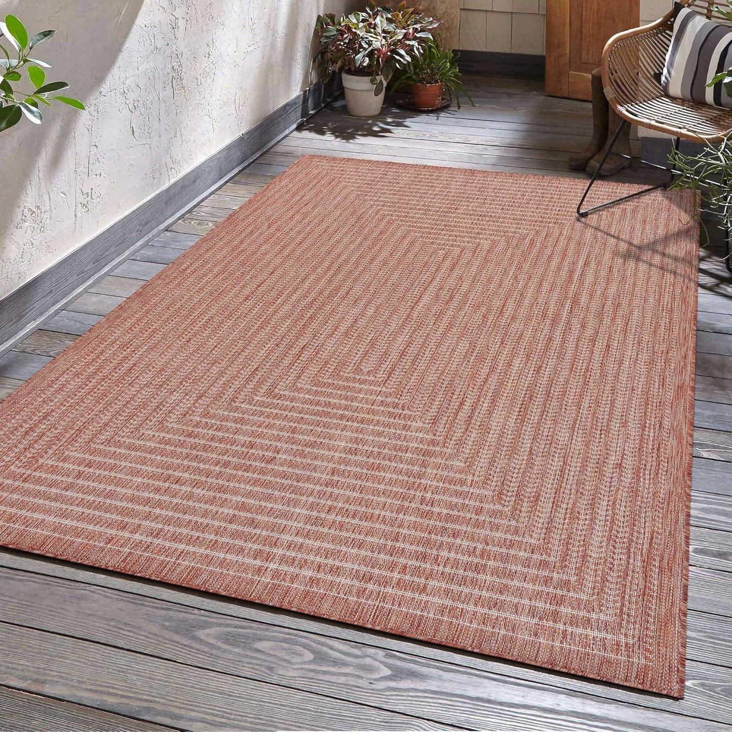 Adiva Rugs Outdoor Indoor Area Rug for All Seasons and Spaces