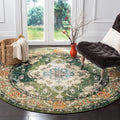 SAFAVIEH Monaco 6ft7ft Round Area Rug - Distressed Medallion