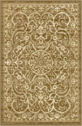 Maples Rugs Pelham Transitional Area Rug 2ft6 x 3ft10 - Washable Khaki