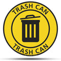 TRADESAFE Trash Can Anti-Slip Floor Sticker - High Visibility Safety