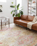 Loloi Skye Collection SKY-04 Gold/Blush 9 ft x 12 ft Area Rug