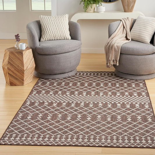 Nourison Home Positano 4ft x 6ft Natural Area Rug for Any Space