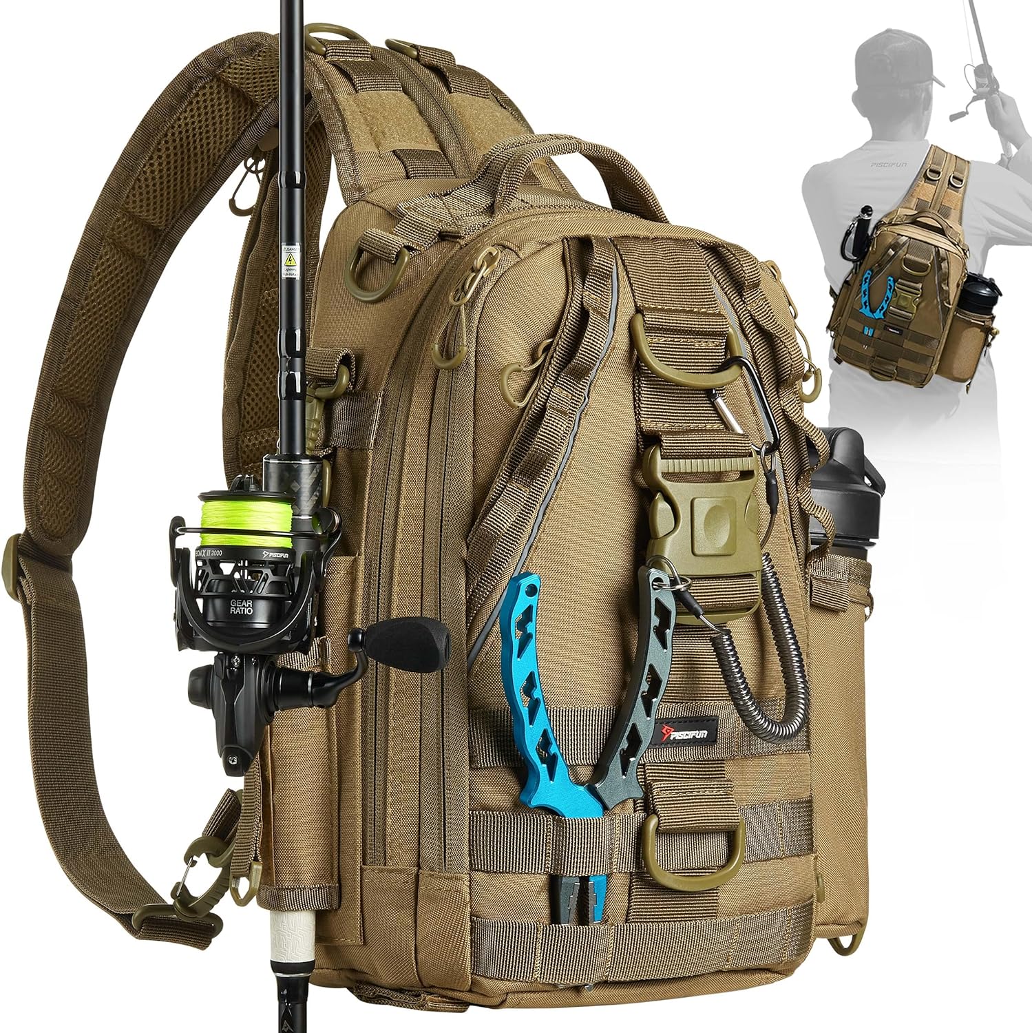 Piscifun Fishing Backpack: Organize with Ease
