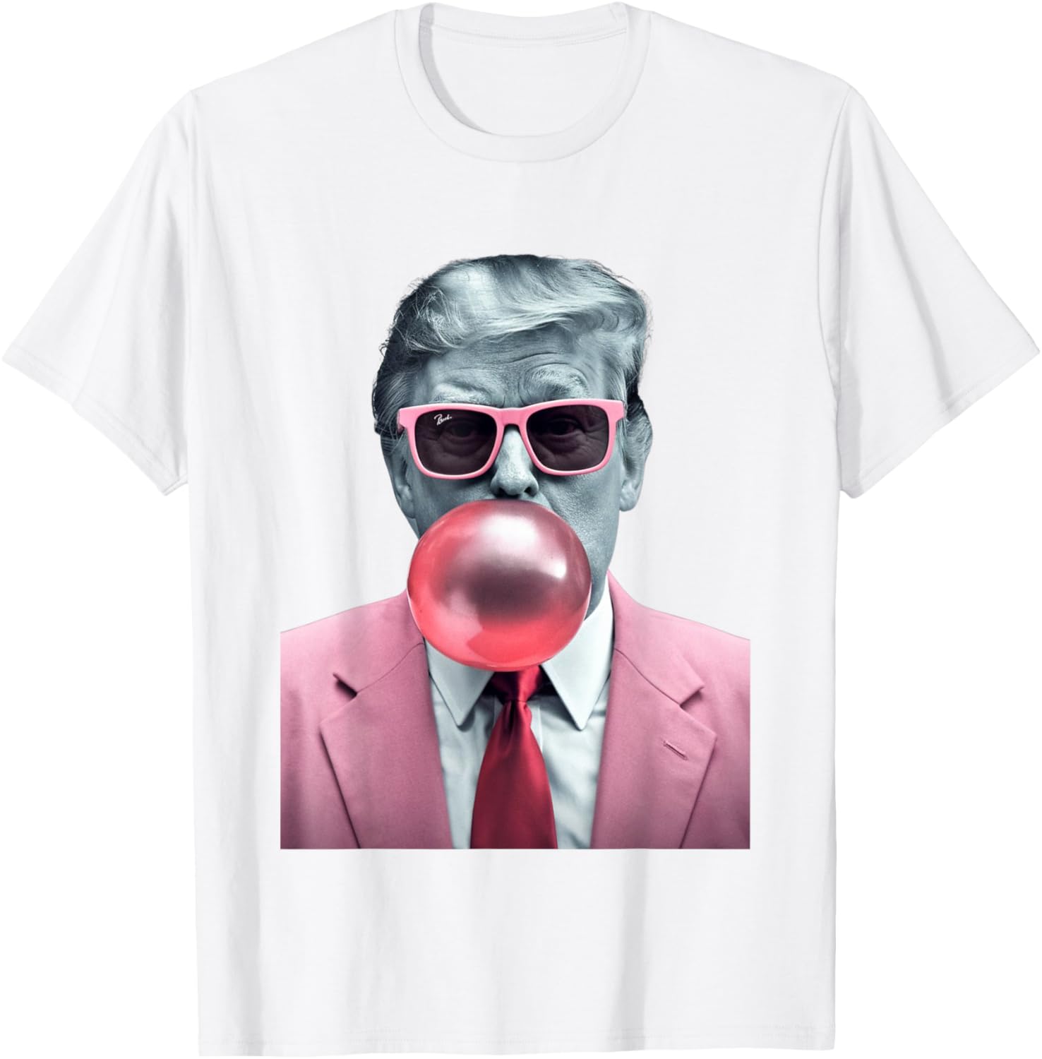 Trump Bubble Gum Tee: Yummy Pink Fun!