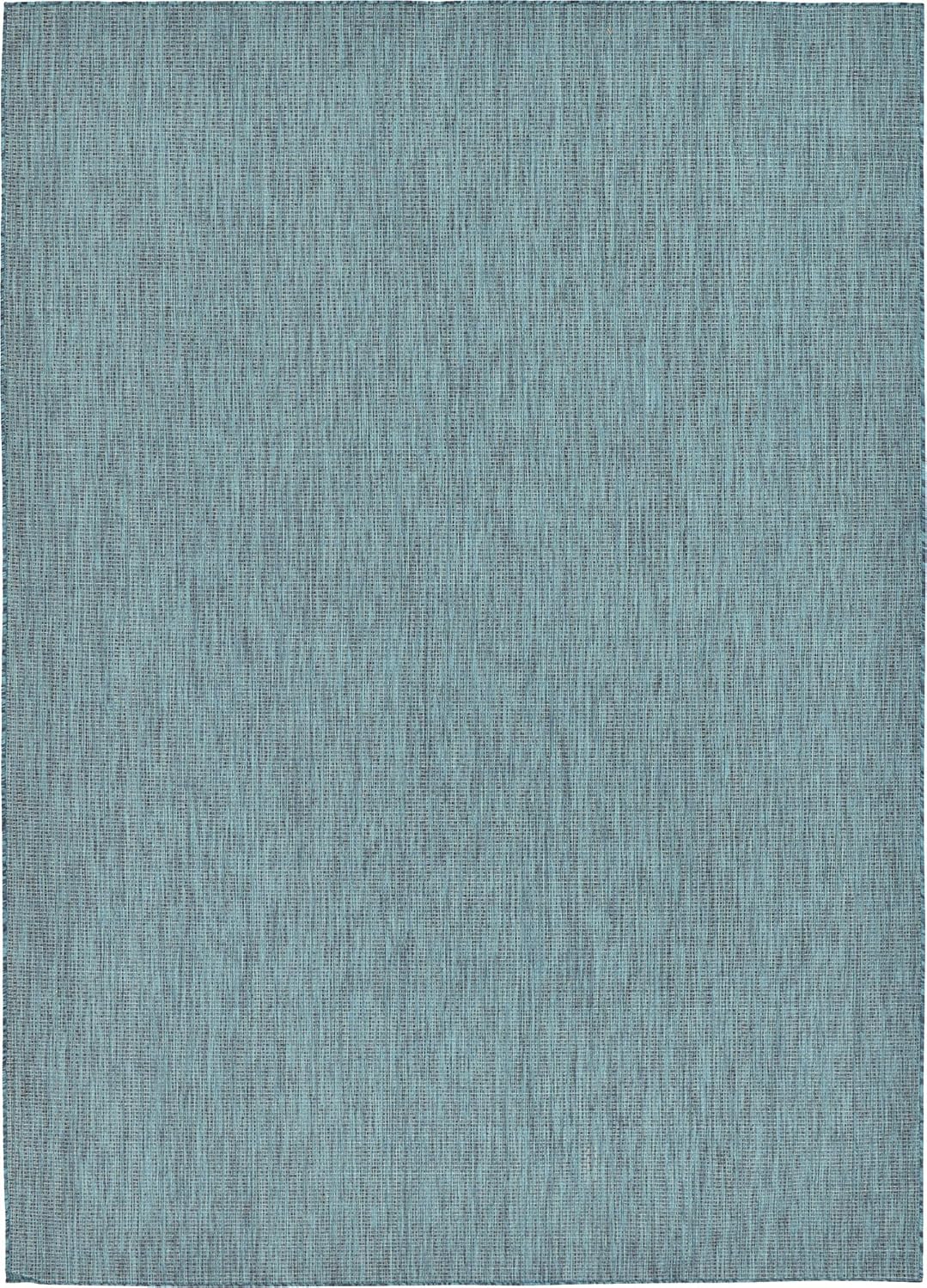 Unique Loom Casual Transitional Solid Heathered Area Rug 8ft x 11ft