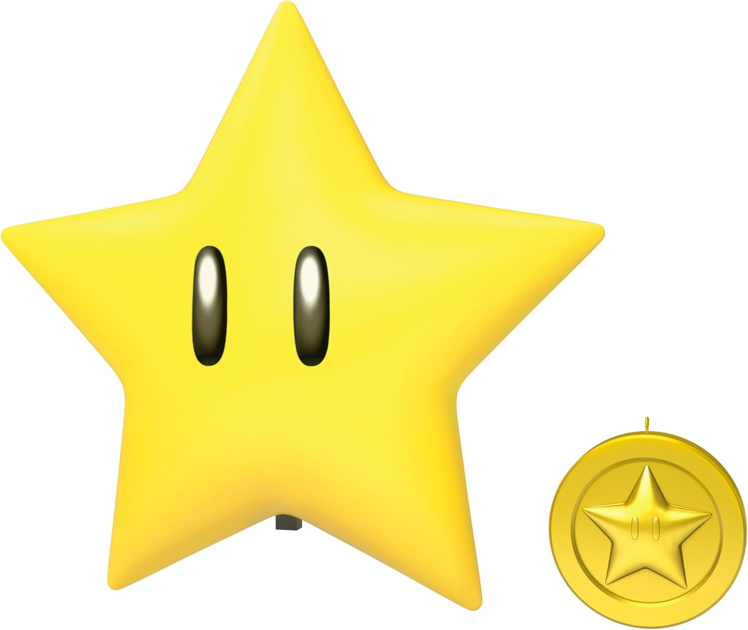 Super Mario Super Star Tree Topper with Light and Sound Effects