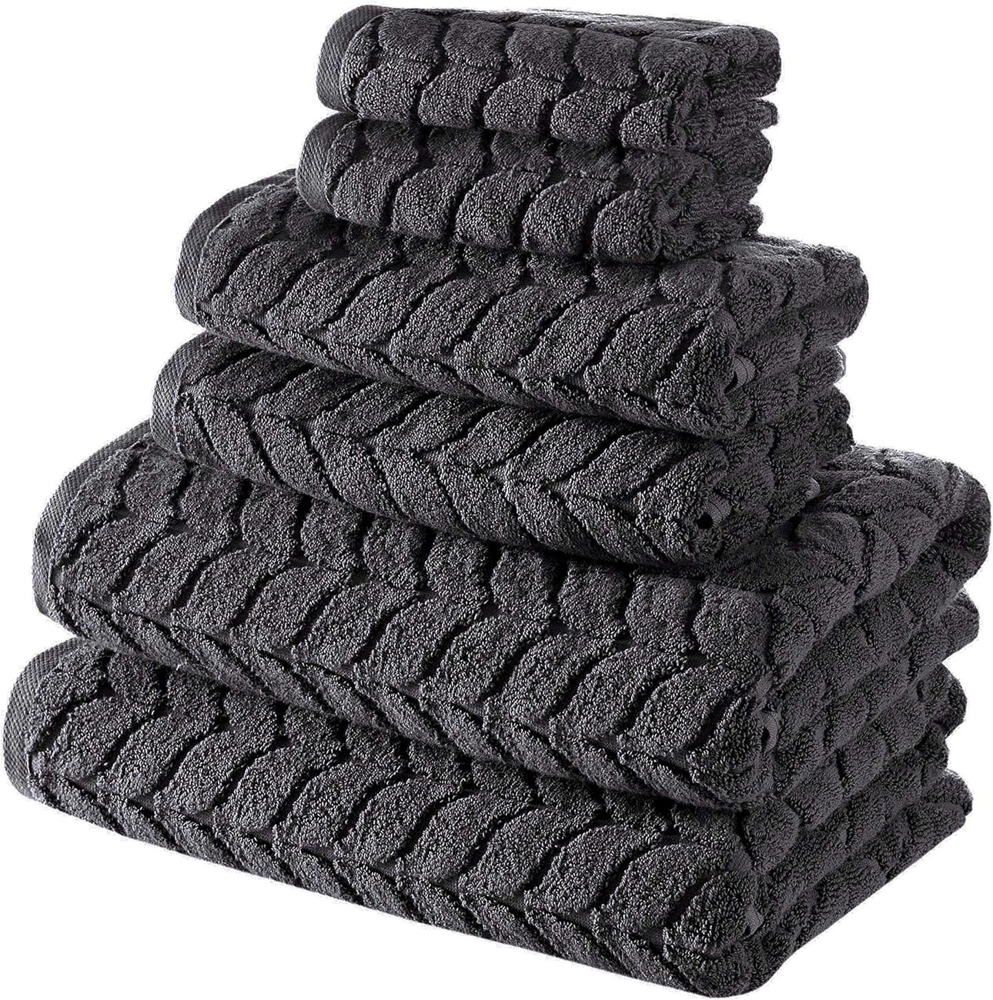 Luxurious Turkish Bath Towels Set - Soft Plush Quick Dry Towels